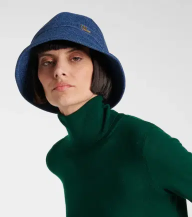 Chloé Chloé Chloé Iconic denim bucket hat | Thumbnail 4