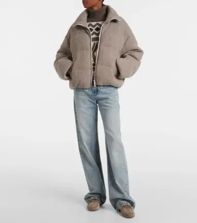 Brunello Cucinelli Cashmere down jacket | Thumbnail 5 Brunello Cucinelli Cashmere down jacket | Thumbnail 5