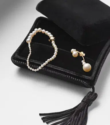 Sophie Bille Brahe Mini velvet jewelry box | Thumbnail 4
