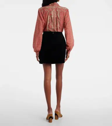 Blaze Milano Blazé Milano Coci cotton velvet miniskirt | Thumbnail 4 Blaze Milano Blazé Milano Coci cotton velvet miniskirt | Thumbnail 4