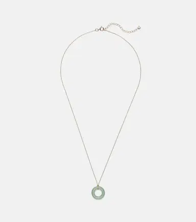 Mateo Donut 14kt gold necklace with jade | Thumbnail 1