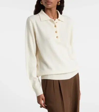 Blaze Milano Blazé Milano Highland wool and cashmere polo sweater | Thumbnail 2