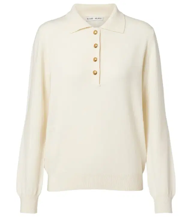 Blazé Milano Highland wool and cashmere polo sweater