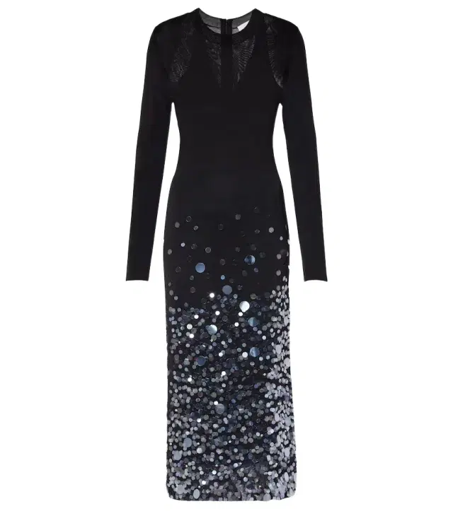 Sequined cocktail dress