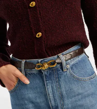 Bottega Veneta Knot Intrecciato leather belt | Thumbnail 3 Bottega Veneta Knot Intrecciato leather belt | Thumbnail 3