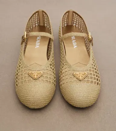 Prada Crochet Mary Jane flats | Thumbnail 2
