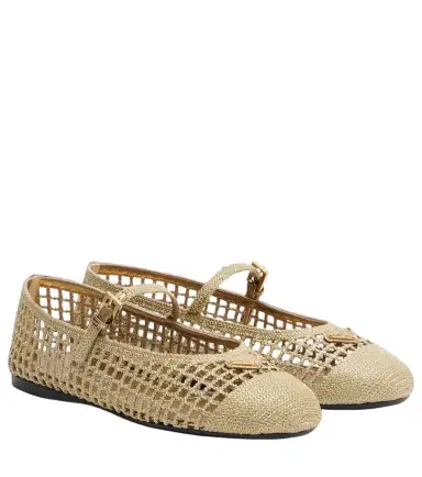 Prada Crochet Mary Jane flats | Thumbnail 1