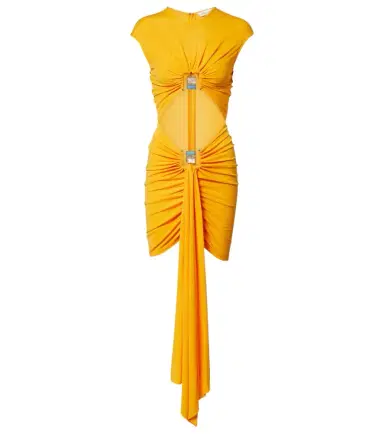 Christopher Esber Bezel Quartz Disconnect jersey minidress | Thumbnail 1