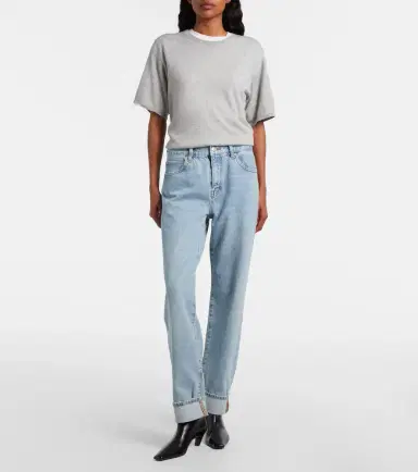 Frame The Hang Cuff straight jeans | Thumbnail 4
