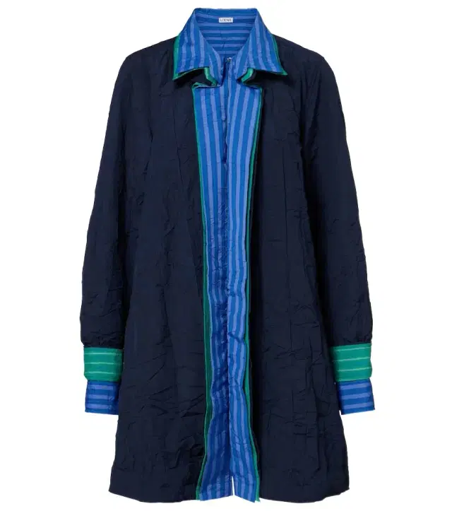 Loewe Striped technical cotton-blend shirt dress