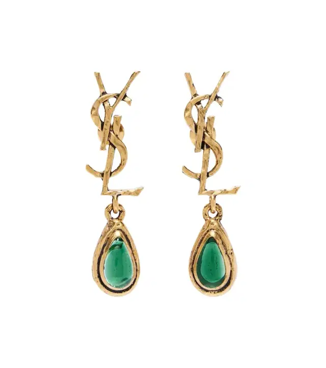 Cassandre embellished drop earrings