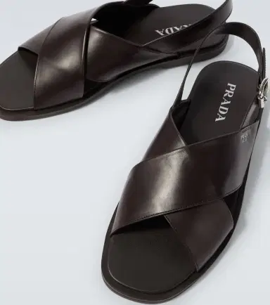Prada Leather sandals | Thumbnail 3 Prada Leather sandals | Thumbnail 3