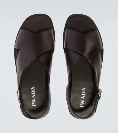 Prada Leather sandals | Thumbnail 6 Prada Leather sandals | Thumbnail 6