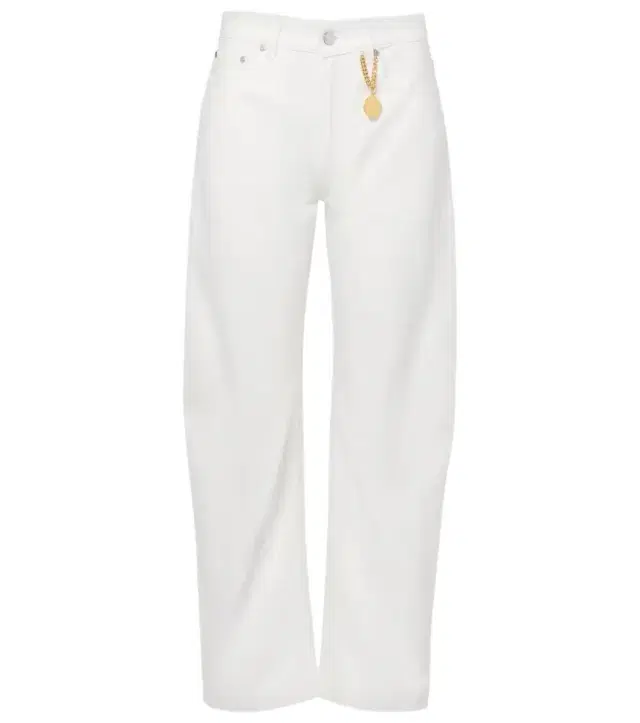 Stella McCartney Embellished barrel-leg jeans