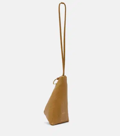 Calvin Klein Collection Solida Mini leather pouch with strap | Thumbnail 2