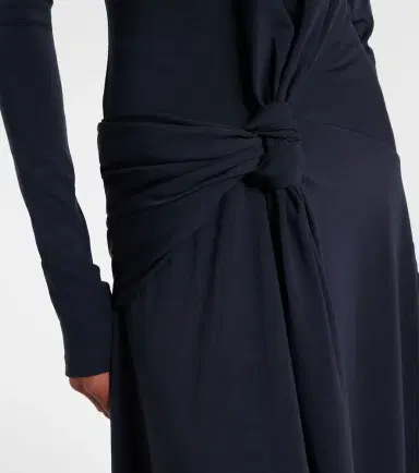 Victoria Beckham Gathered jersey midi dress | Thumbnail 4
