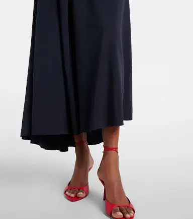 Victoria Beckham Gathered jersey midi dress | Thumbnail 6