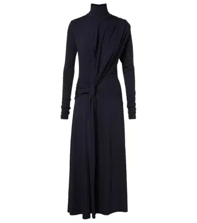 Victoria Beckham Gathered jersey midi dress | Thumbnail 1