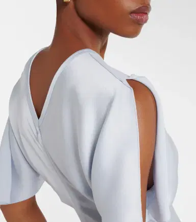 Victoria Beckham Gathered satin gown | Thumbnail 3