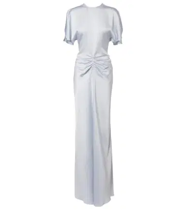 Victoria Beckham Gathered satin gown | Thumbnail 1