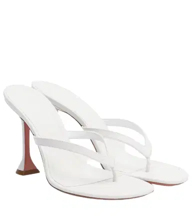 Amina Muaddi Juliette leather thong sandals | Thumbnail 1