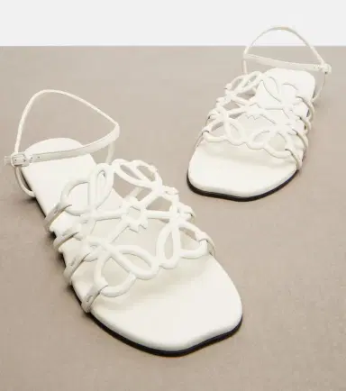Loewe Paula's Ibiza Petal Anagram leather sandals | Thumbnail 3 Loewe Paula's Ibiza Petal Anagram leather sandals | Thumbnail 3