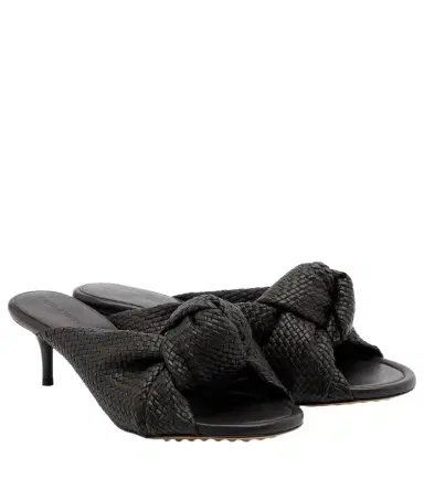 Bottega Veneta Cherry Intreccio leather sandals | Thumbnail 1 Bottega Veneta Cherry Intreccio leather sandals | Thumbnail 1