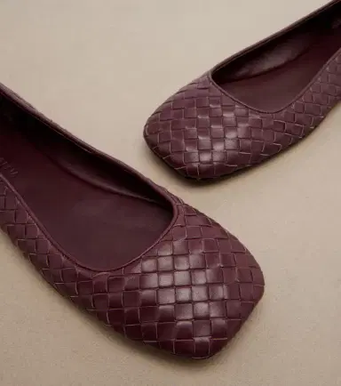 Bottega Veneta Charlotte Intrecciato leather ballet flats | Thumbnail 3