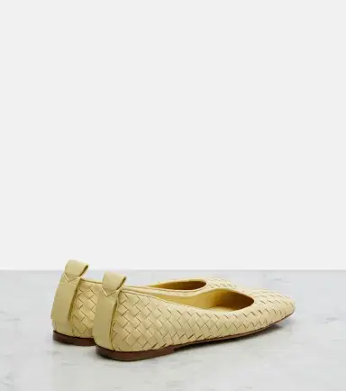 Bottega Veneta Charlotte Intrecciato leather ballet flats | Thumbnail 2