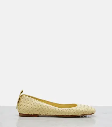 Bottega Veneta Charlotte Intrecciato leather ballet flats | Thumbnail 4