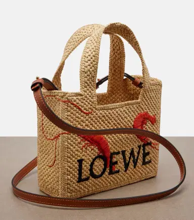 Loewe Paula's Ibiza Font Mini top-handle bag | Thumbnail 4 Loewe Paula's Ibiza Font Mini top-handle bag | Thumbnail 4