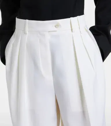 Calvin Klein Collection Alexandra pleated wool wide-leg pants | Thumbnail 2 Calvin Klein Collection Alexandra pleated wool wide-leg pants | Thumbnail 2