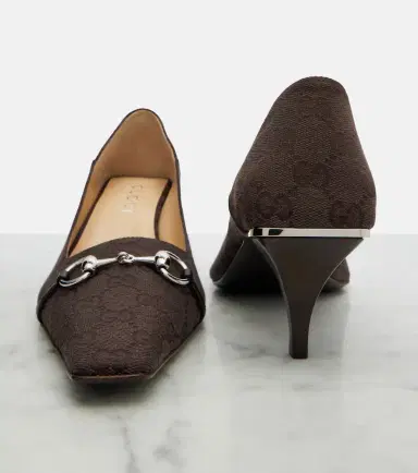 Gucci Vittoria GG canvas pumps | Thumbnail 3 Gucci Vittoria GG canvas pumps | Thumbnail 3