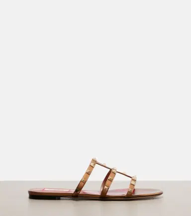 Valentino Garavani Rockstud metallic leather sandals | Thumbnail 4 Valentino Garavani Rockstud metallic leather sandals | Thumbnail 4