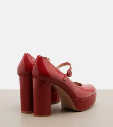 Gianvito Rossi Patent leather Mary Jane pumps | Thumbnail 3