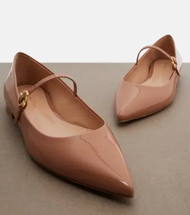 Gianvito Rossi Patent leather Mary Jane flats | Thumbnail 3