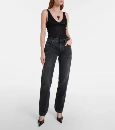 Saint Laurent Faded straight jeans | Thumbnail 4 Saint Laurent Faded straight jeans | Thumbnail 4