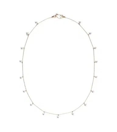 Sophie Bille Brahe Lou Lou 14kt gold necklace with freshwater pearls | Thumbnail 1