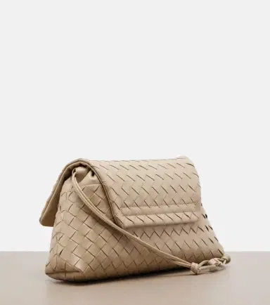 Bottega Veneta Giorno Intrecciato leather shoulder bag | Thumbnail 3