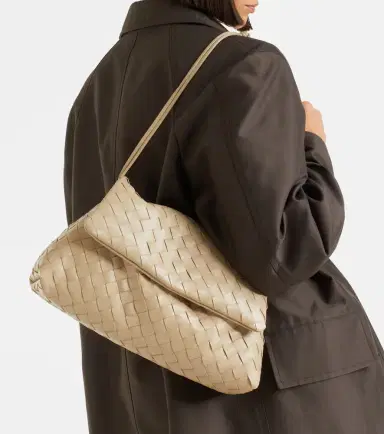 Bottega Veneta Giorno Intrecciato leather shoulder bag | Thumbnail 7