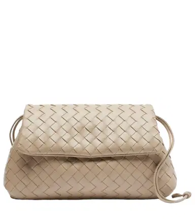 Bottega Veneta Giorno Intrecciato leather shoulder bag | Thumbnail 1