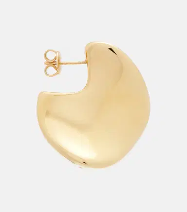 Bottega Veneta Medium gold-plated sterling silver earrings | Thumbnail 3 Bottega Veneta Medium gold-plated sterling silver earrings | Thumbnail 3