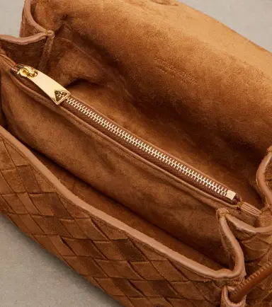 Bottega Veneta Notturno Intrecciato suede crossbody bag | Thumbnail 3 Bottega Veneta Notturno Intrecciato suede crossbody bag | Thumbnail 3
