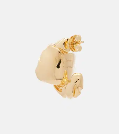 Bottega Veneta 18kt gold-plated sterling silver earrings | Thumbnail 2
