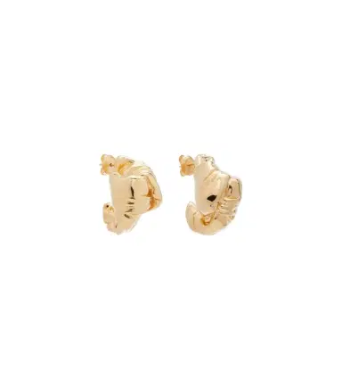 Bottega Veneta 18kt gold-plated sterling silver earrings | Thumbnail 1