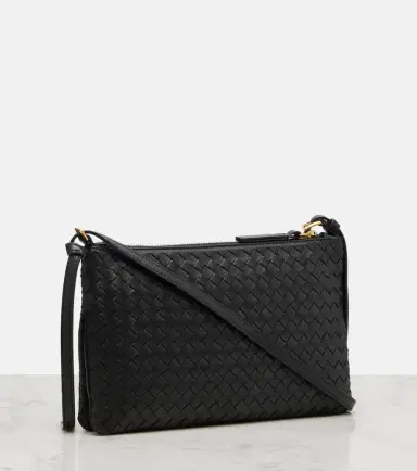 Bottega Veneta Piccolo Intrecciato Medium leather pouch | Thumbnail 3 Bottega Veneta Piccolo Intrecciato Medium leather pouch | Thumbnail 3