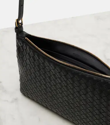 Bottega Veneta Piccolo Intrecciato Medium leather pouch | Thumbnail 4 Bottega Veneta Piccolo Intrecciato Medium leather pouch | Thumbnail 4