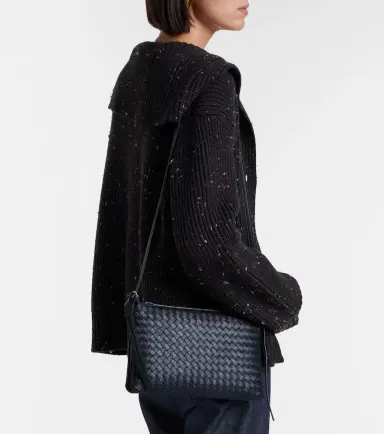 Bottega Veneta Piccolo Intrecciato Medium leather pouch | Thumbnail 5 Bottega Veneta Piccolo Intrecciato Medium leather pouch | Thumbnail 5
