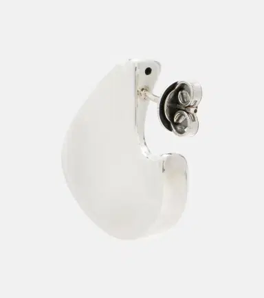 Bottega Veneta Disc Small sterling silver earrings | Thumbnail 2 Bottega Veneta Disc Small sterling silver earrings | Thumbnail 2