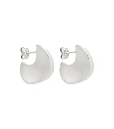 Bottega Veneta Disc Small sterling silver earrings | Thumbnail 1 Bottega Veneta Disc Small sterling silver earrings | Thumbnail 1